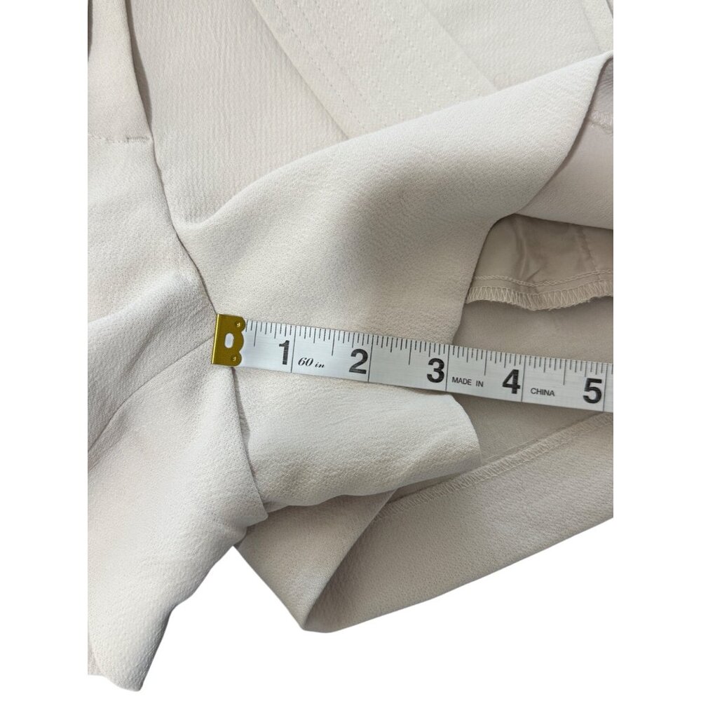 Wilfred Womens Beige Belted High-Waisted Shorts Size 2 - Picture 5 of 7